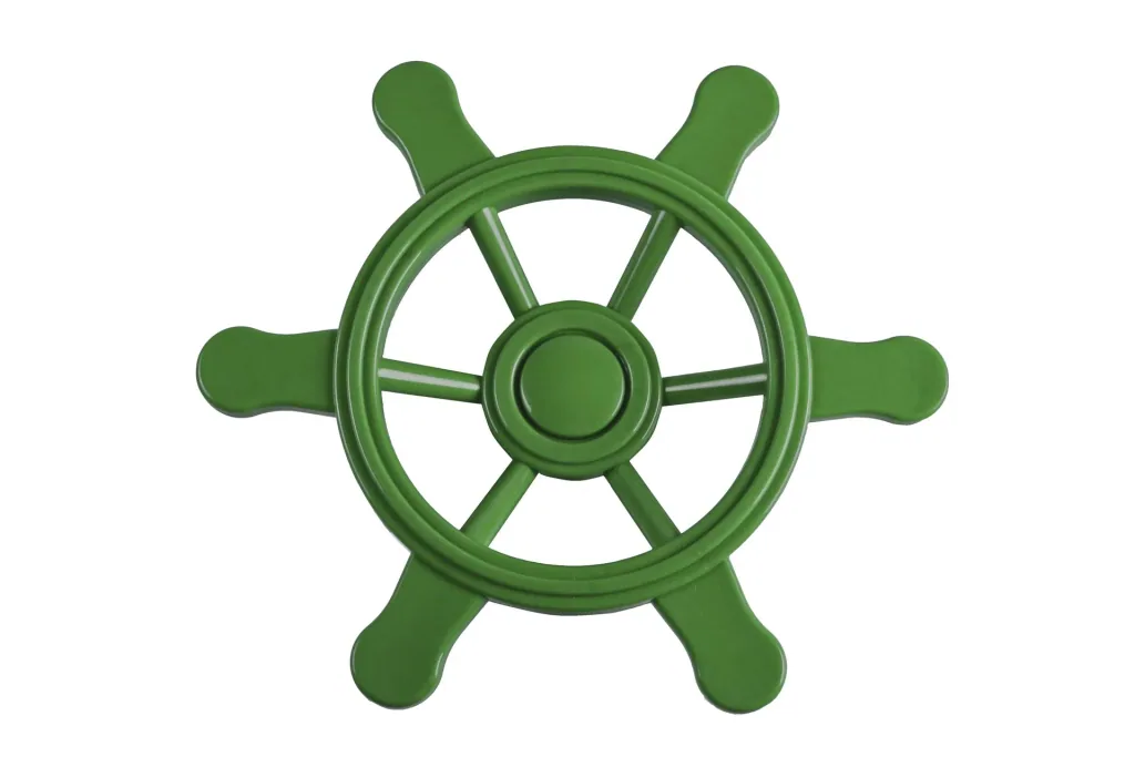 Steuerrad "Piratenrad" Grün Ø215 mm für Spielanlagen