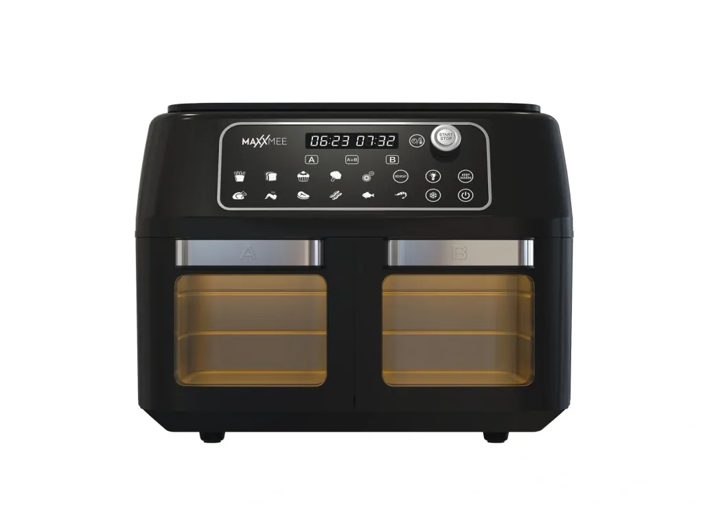 Heißluft-Fritteuse Doppelkammer 11 l, 2400 W