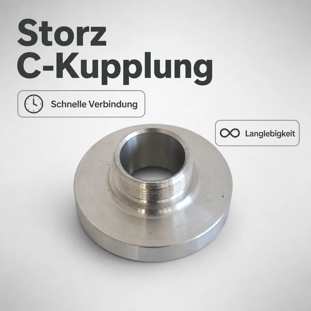 Storz Kupplung, C Kupplung, 2" AG, Feuerwehrkupplung, System Kupplung