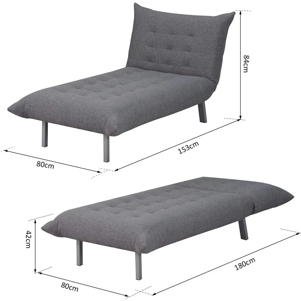 Chaiselongue mit Schlaffunktion