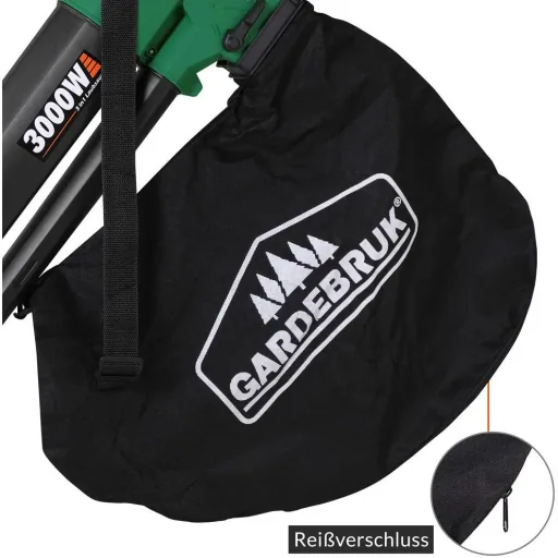 Elektrischer Laubbläser 3in1 - blasen, saugen und häckseln