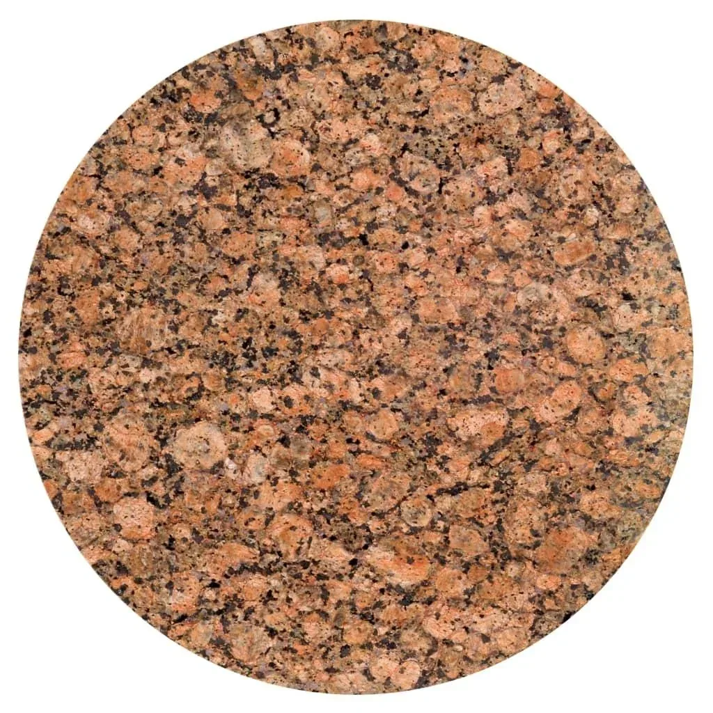 Couchtisch 40x40x40 cm echter Stein mit Marmortextur braun