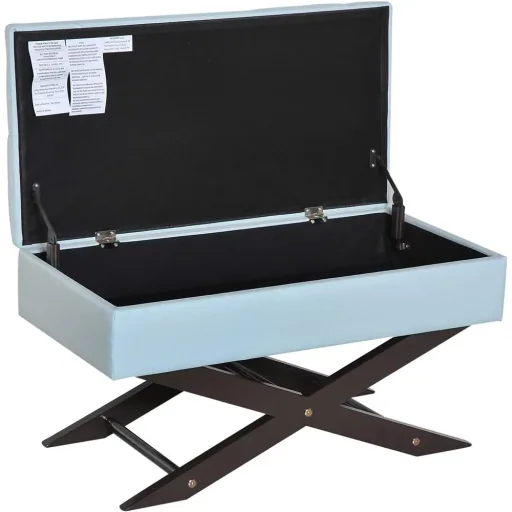 Sitzbank mit Stauraum Aufbewahrungsbox Polsterbank L80 x B40 x H42 cm
