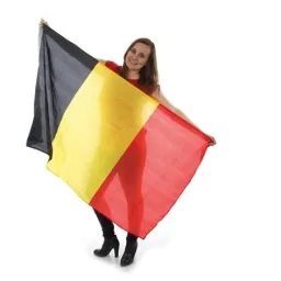 OneTools Teleskop-Fahnenmast 630cm Belgien Flagge - inkl. Belgien Flagge - 90x150cm
