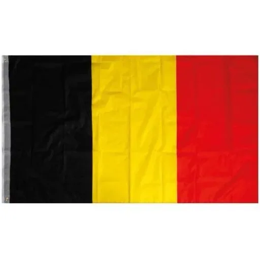 OneTools Teleskop-Fahnenmast 630cm Belgien Flagge - inkl. Belgien Flagge - 90x150cm