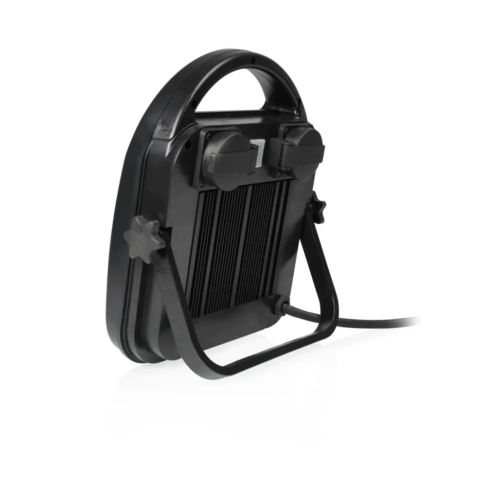LED Arbeitsleuchte mit 2 Steckdosen, 6000 Lumen