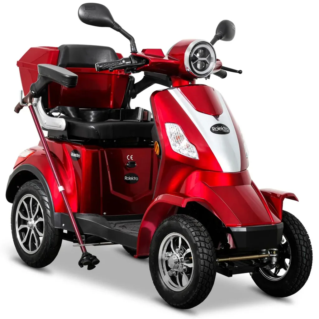 E-Quad 25 V. 2 rot - 1.000 Watt + Straßenverkehrszulassung