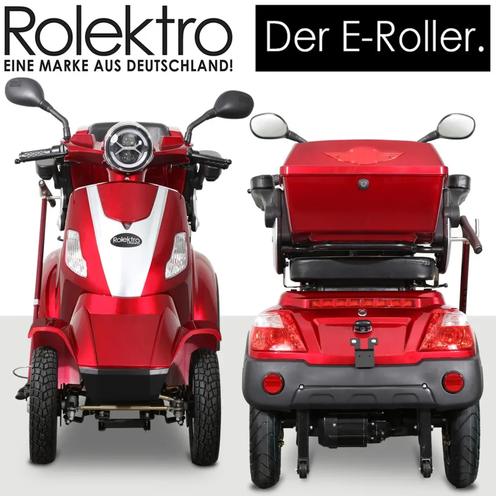 E-Quad 25 V. 2 rot - 1.000 Watt + Straßenverkehrszulassung