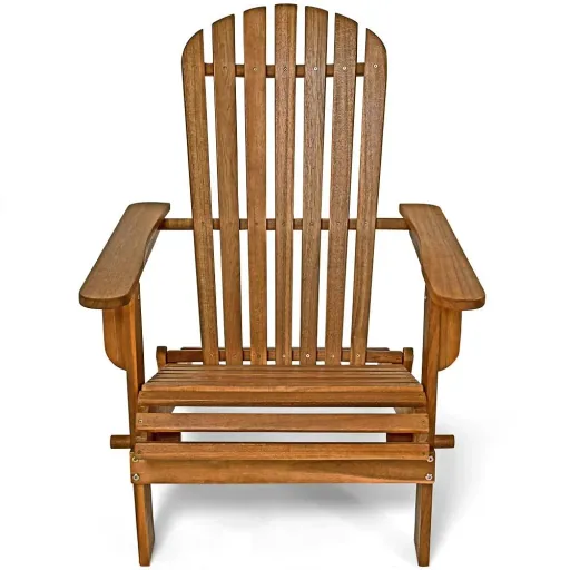 Adirondack Gartenstuhl / Liegestuhl - Akazienholz - faltbar