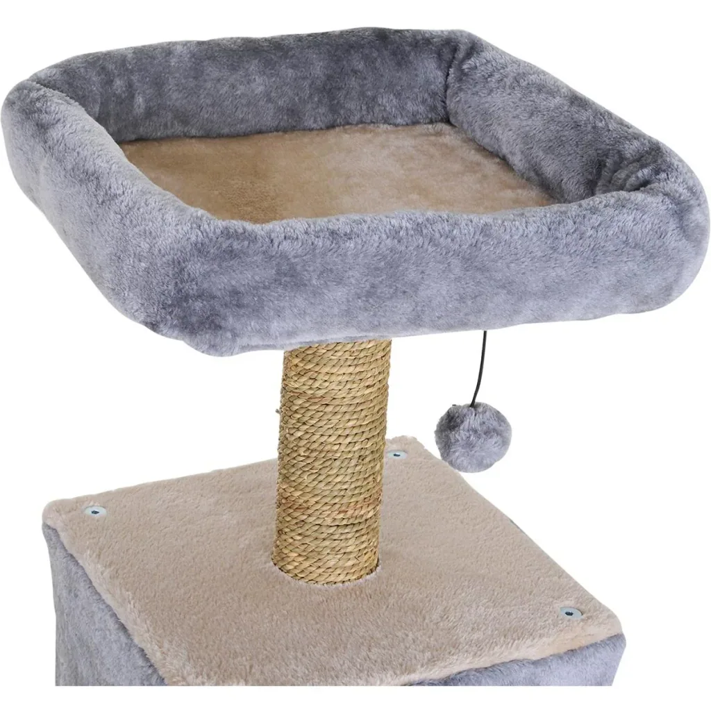 Kletterbaum für Katzen grau