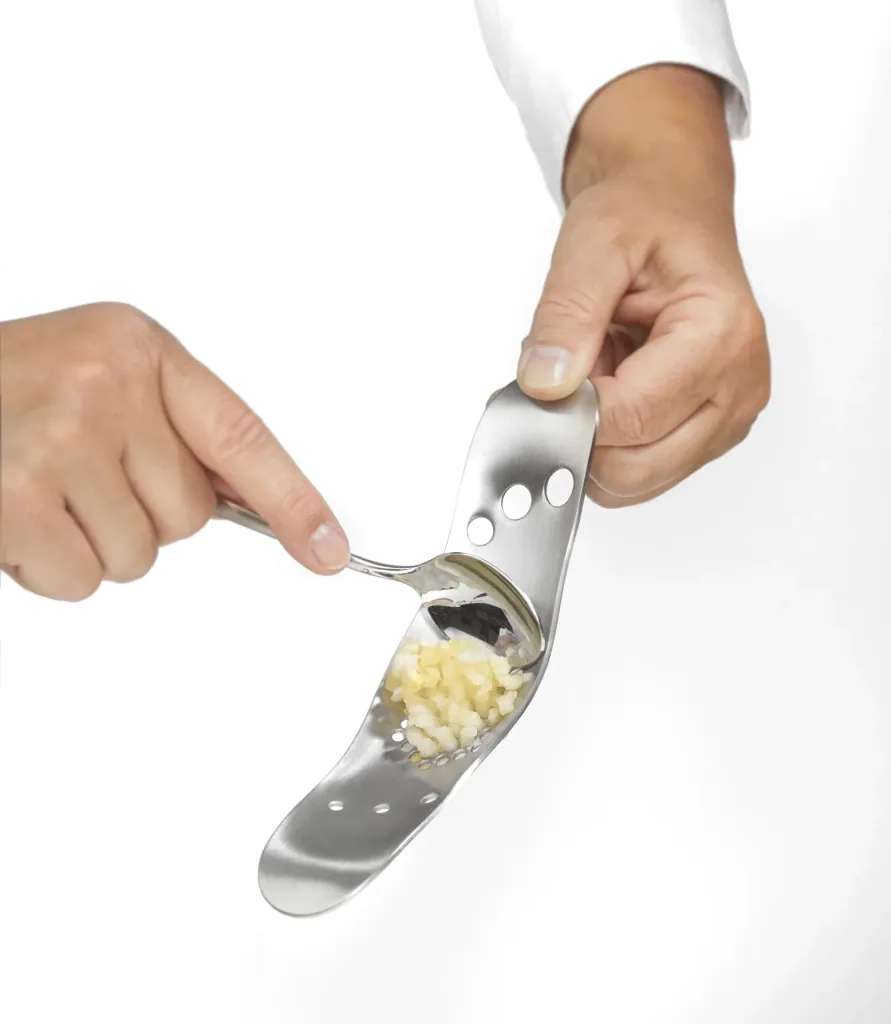 Knoblauchwippe & Kräuterstripper Edelstahl