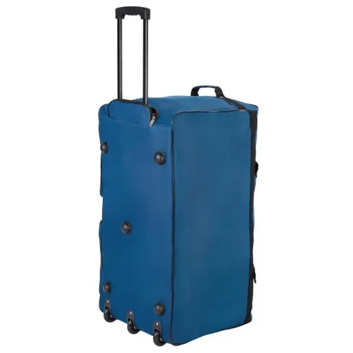 XXL Reisetasche Dunkelblau mit Trolleyfunktion 3 Rollen 160 LITER 85x43x44cm
