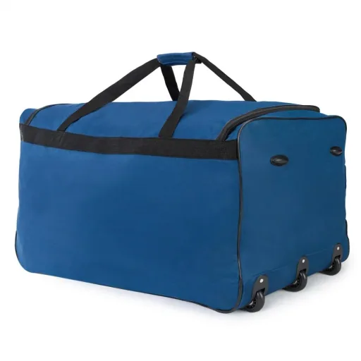 XXL Reisetasche Dunkelblau mit Trolleyfunktion 3 Rollen 160 LITER 85x43x44cm