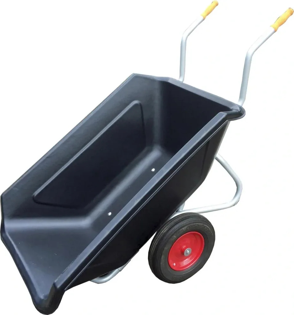 Großmulden-Schubkarre "Maxima", 250 Liter, 2 aufgeschäumte Wflex-Räder