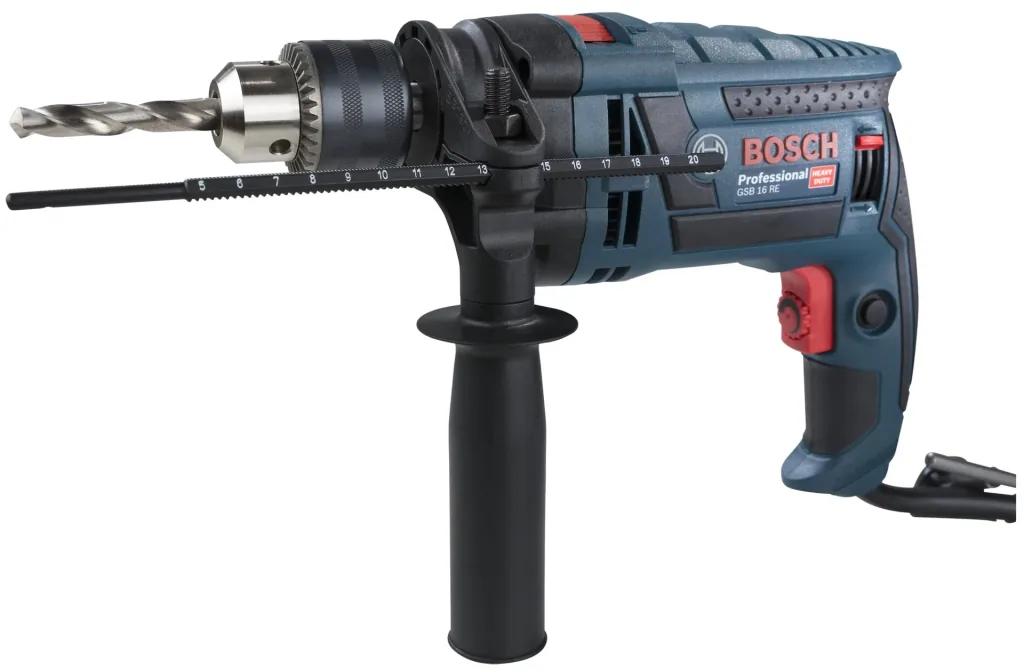 Schlagbohrmaschine GSB 16 RE, 750 Watt, inklusive 100 teiligem Zubehörset