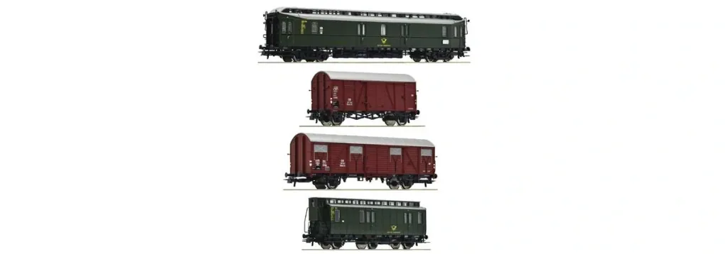 4er Set Postzug DB