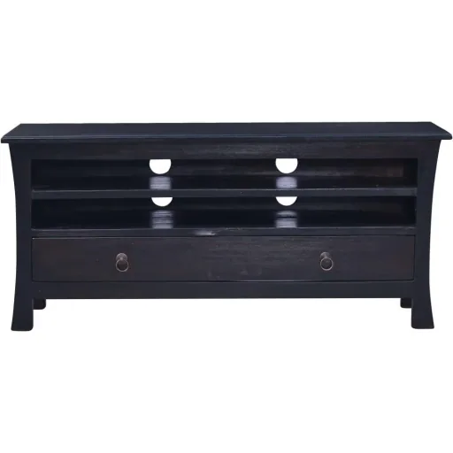 TV-Schrank 100x30x45 cm massiv Mahagoni hell kaffeefarben