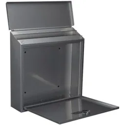 NL Briefkasten Monaco Silber - 368x100x365 mm