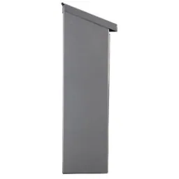 NL Briefkasten Monaco Silber - 368x100x365 mm