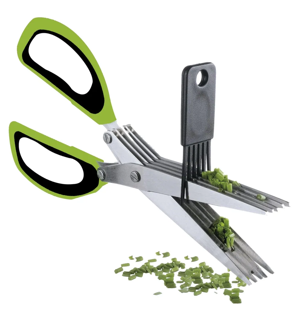 Kräuterschere + Reinigungspinsel GRATIS