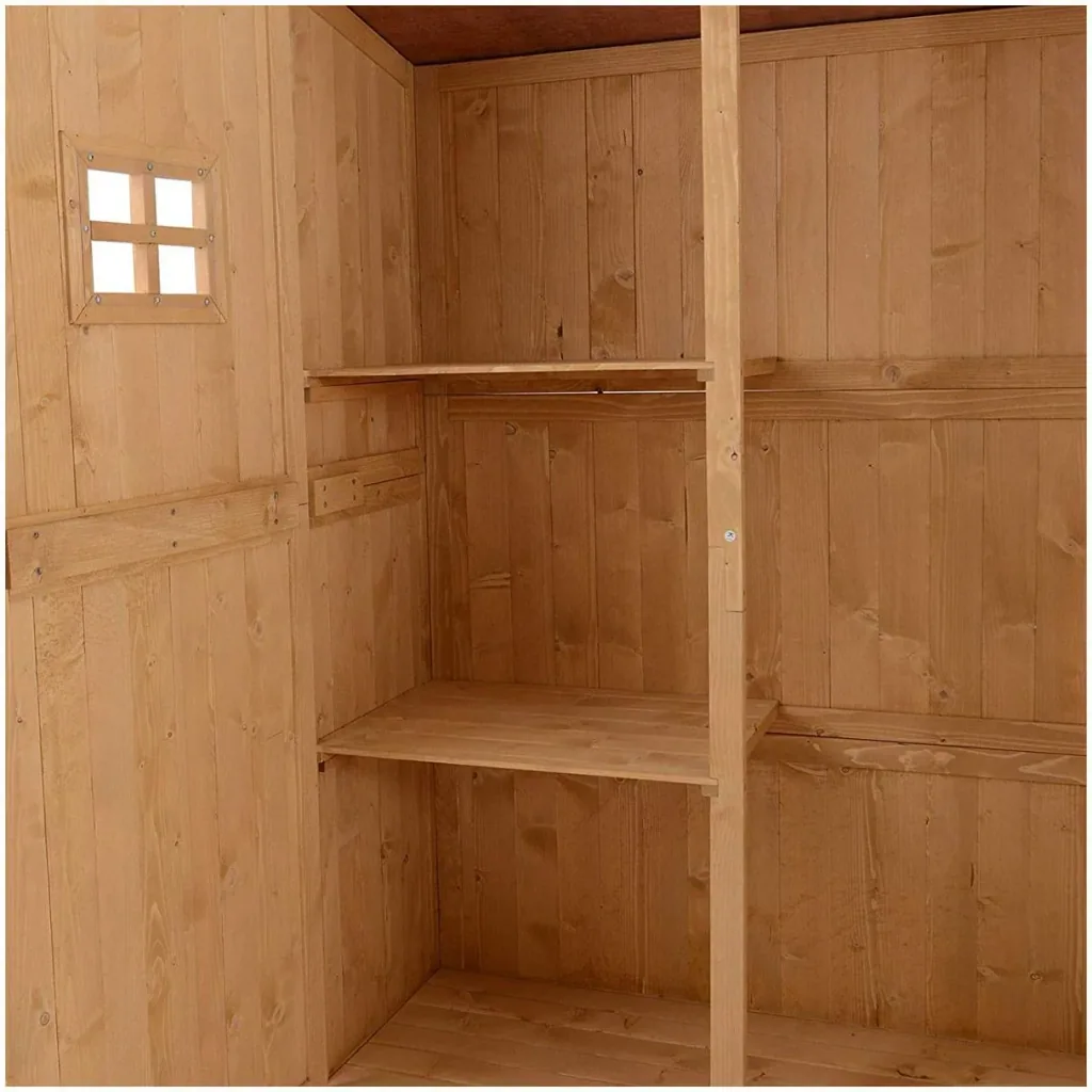 Geräteschuppen Gerätehaus Gerätehaus Natur 127,5x50x164cm