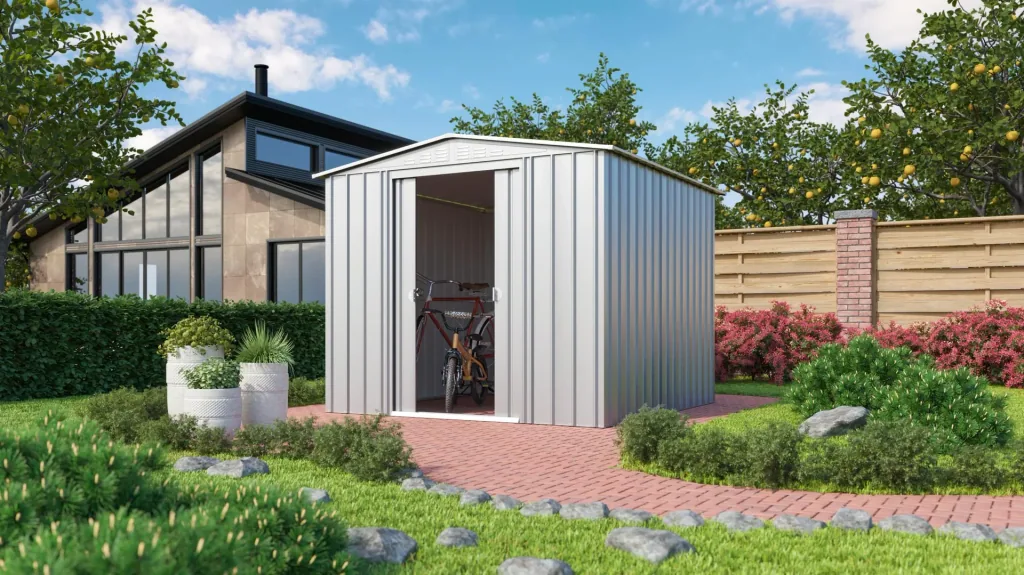 Gerätehaus Gerätehaus Gartenmanager Dream 88 H 178, metallic