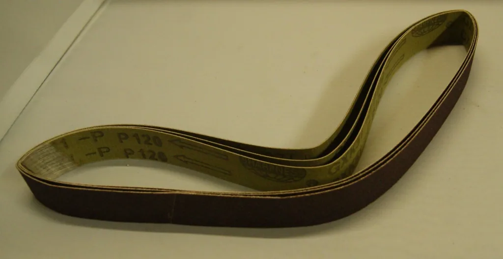 3 Stück Schleifbänder K120/ 25 x 760 mm