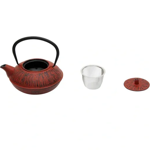 Teekessel Gusseisen - 1100 ml - Rot