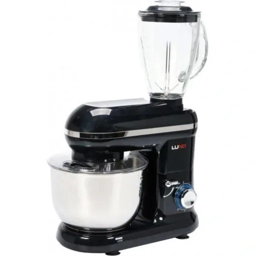 NL Küchenmaschine Mixer und Pürierstab - 1000W - Edelstahlschüssel mit 4,5 L