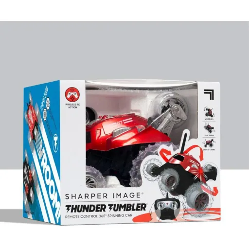 Sharper Image RC Monster Spinning Steuerbares Auto - Rot - 360 Grad