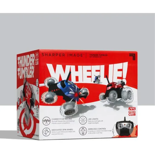 Sharper Image RC Monster Spinning Steuerbares Auto - Rot - 360 Grad
