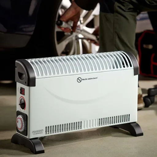Heizung weiß 2000W inkl. Zeitschaltuhr