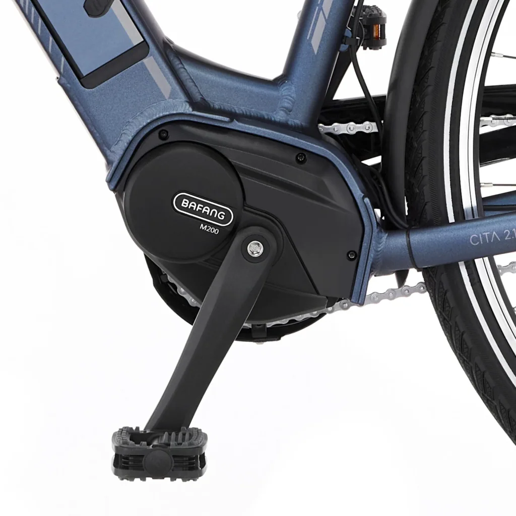 Unisex E-Bike City, 28 Zoll, Rahmengröße 41 cm, 3-Gang Nabenschaltung, saphirblau matt, CITA 2.1i
