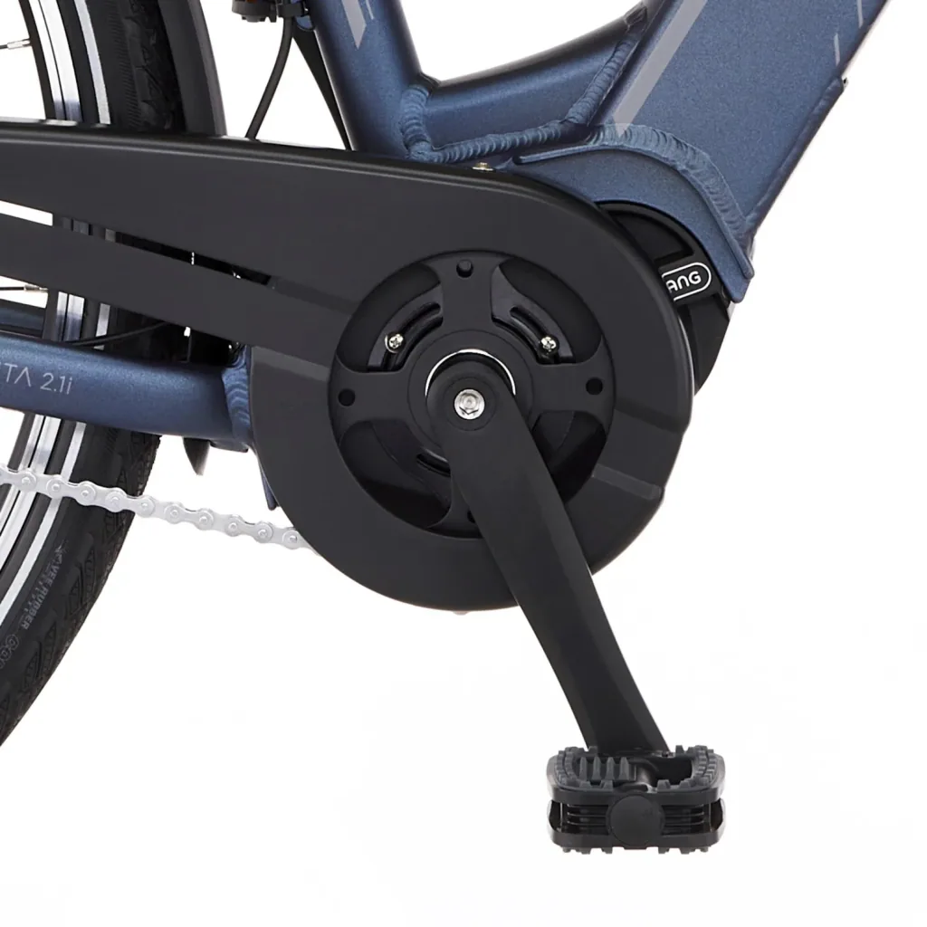 Unisex E-Bike City, 28 Zoll, Rahmengröße 41 cm, 3-Gang Nabenschaltung, saphirblau matt, CITA 2.1i