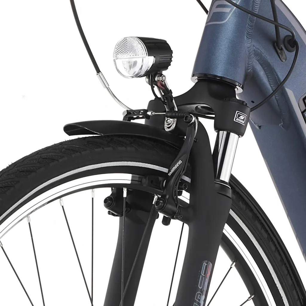 Unisex E-Bike City, 28 Zoll, Rahmengröße 41 cm, 3-Gang Nabenschaltung, saphirblau matt, CITA 2.1i