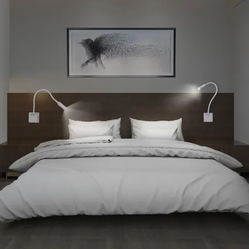 LED-Wandleuchte Svetloba Weiß