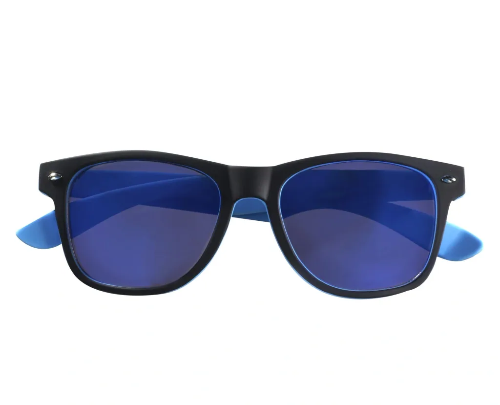 Sonnenbrillen im Doppelpack, schwarz mit grau + schwarz mit blau