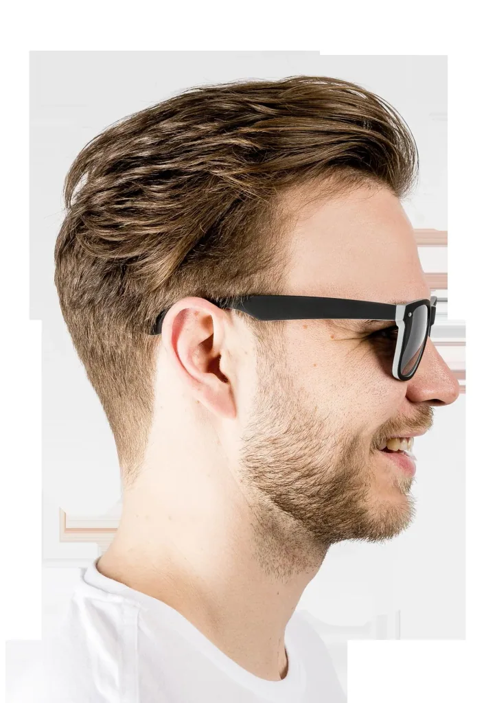 Sonnenbrillen im Doppelpack, schwarz mit grau + schwarz mit blau
