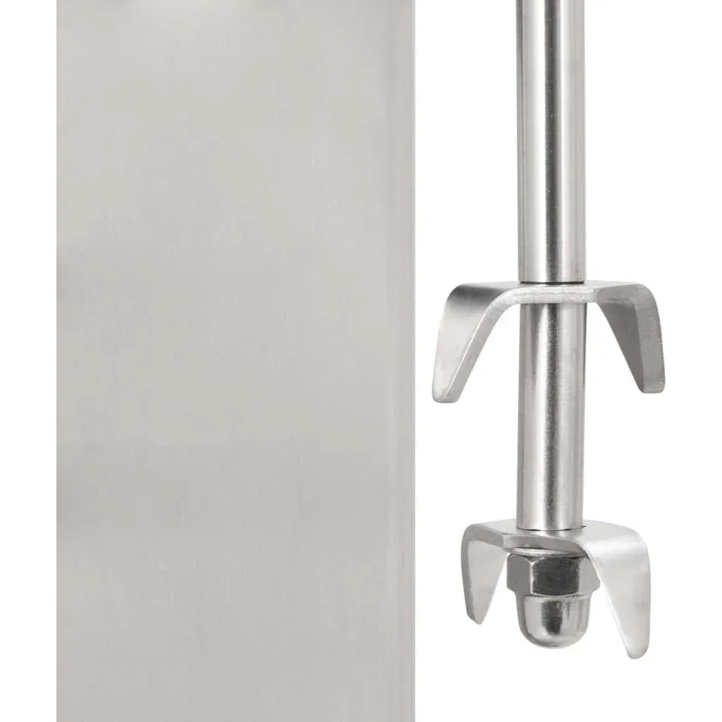 Milchshake-Mixer mit Doppelbechern aus Edelstahl 2 L