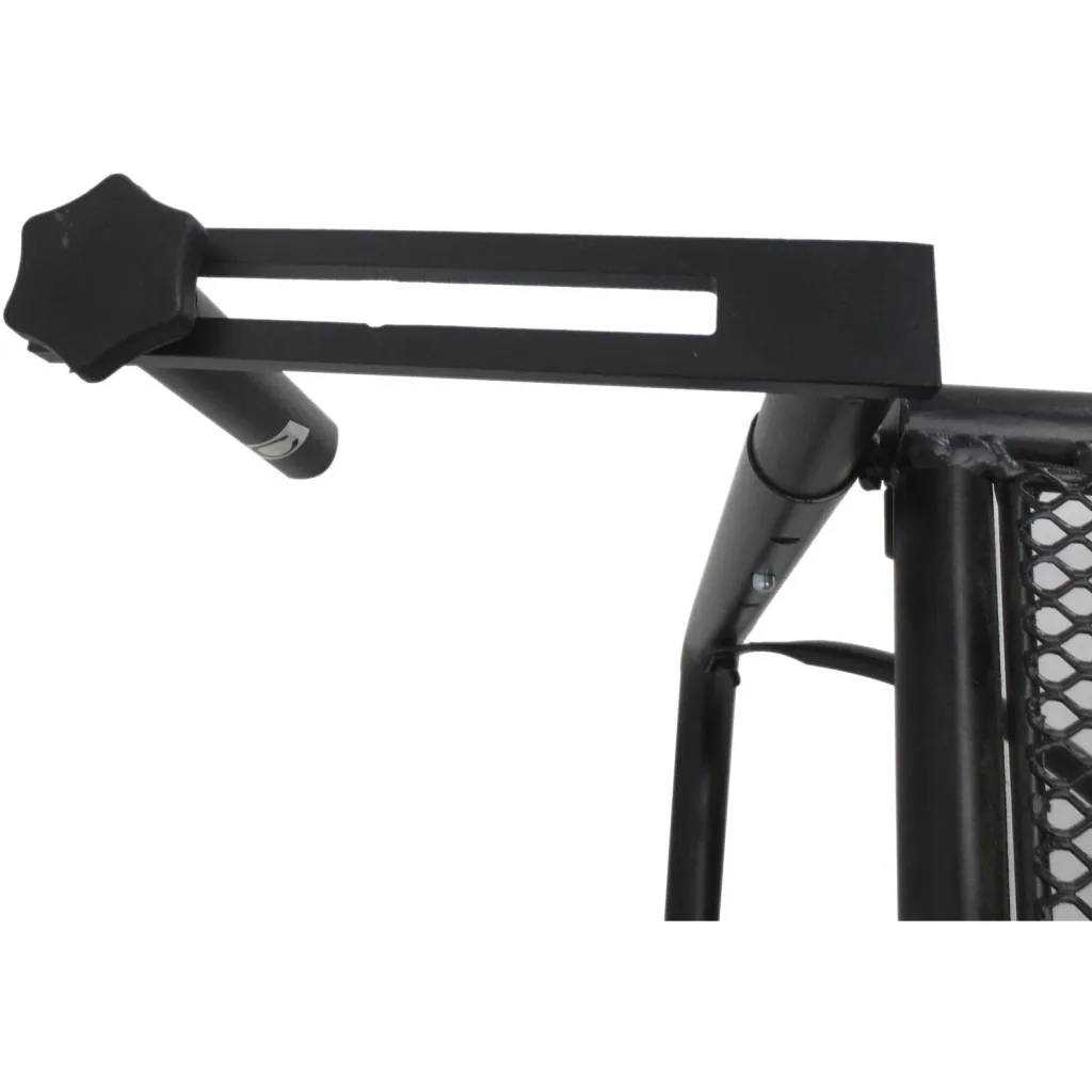 Balkonhängetisch Hängetisch höhenverstellbar viereckig Terrasse Metall Schwarz L60 x B56,5 x H45 cm