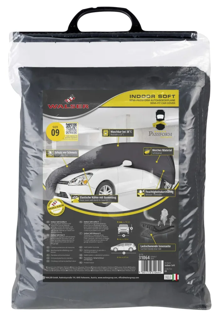 Autoabdeckplane indoor soft - Größe 9 - 471x530x150cm - PES - Elasthan