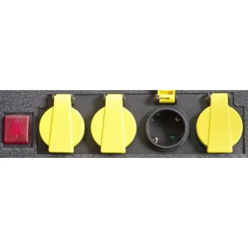 Universal-Maschinengestellwagen mit Steckdose - max 150 kg - Arbeitsbreite 60x46cm