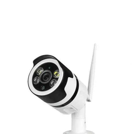 Full HD Smart WLAN IP Kamera mit spritzwassergeschütztem Metallgehäuse, Bewegungssensor, Nachtsicht
