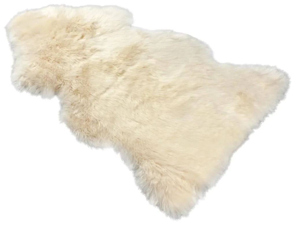 Lammfell in Tierform Beal, beige, 100-105 cm lang