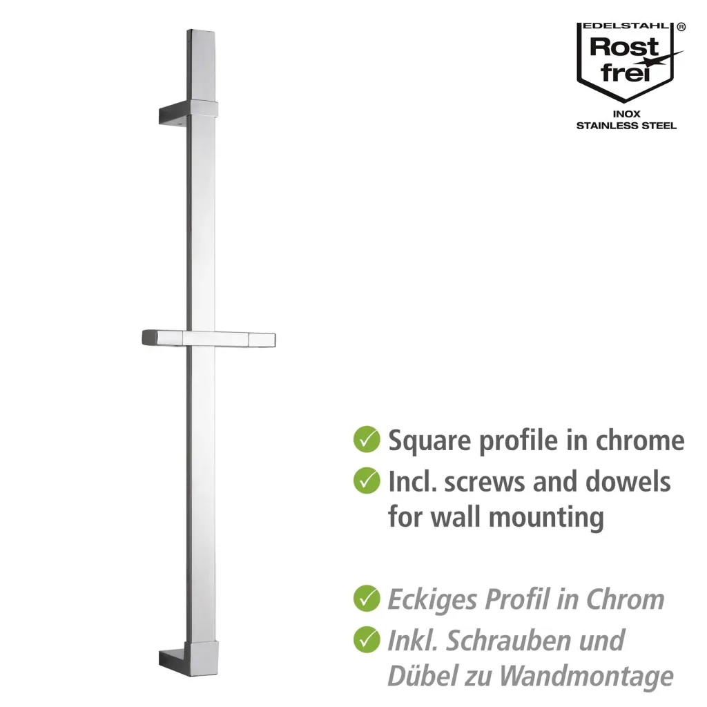 Duschstange Design Chrom, 68 cm