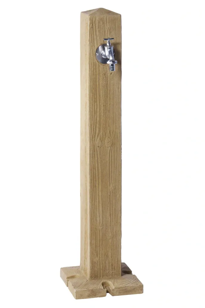 Wasserzapfsäule WOOD, Farbe lightwood