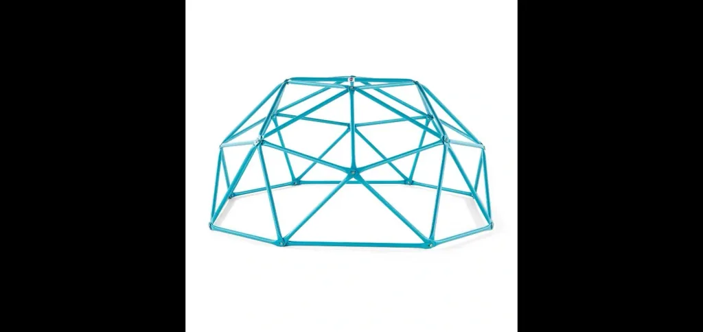 Kletterdome Deimos, Outdoor-Kletterkuppel für Kinder, 1,90 m Durchmesser, türkis