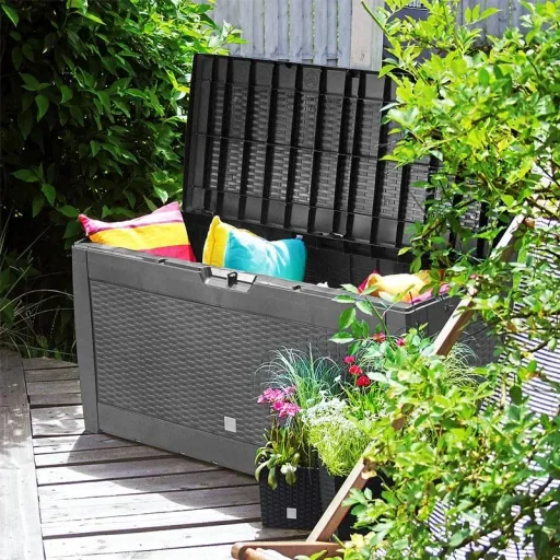 Außenkasten Rato grau 119x48x60cm