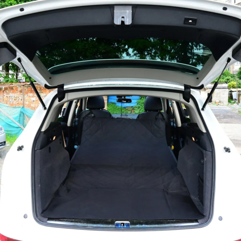 Hundedecke Auto Kofferraumdecke Schwarz 198 x 107 cm