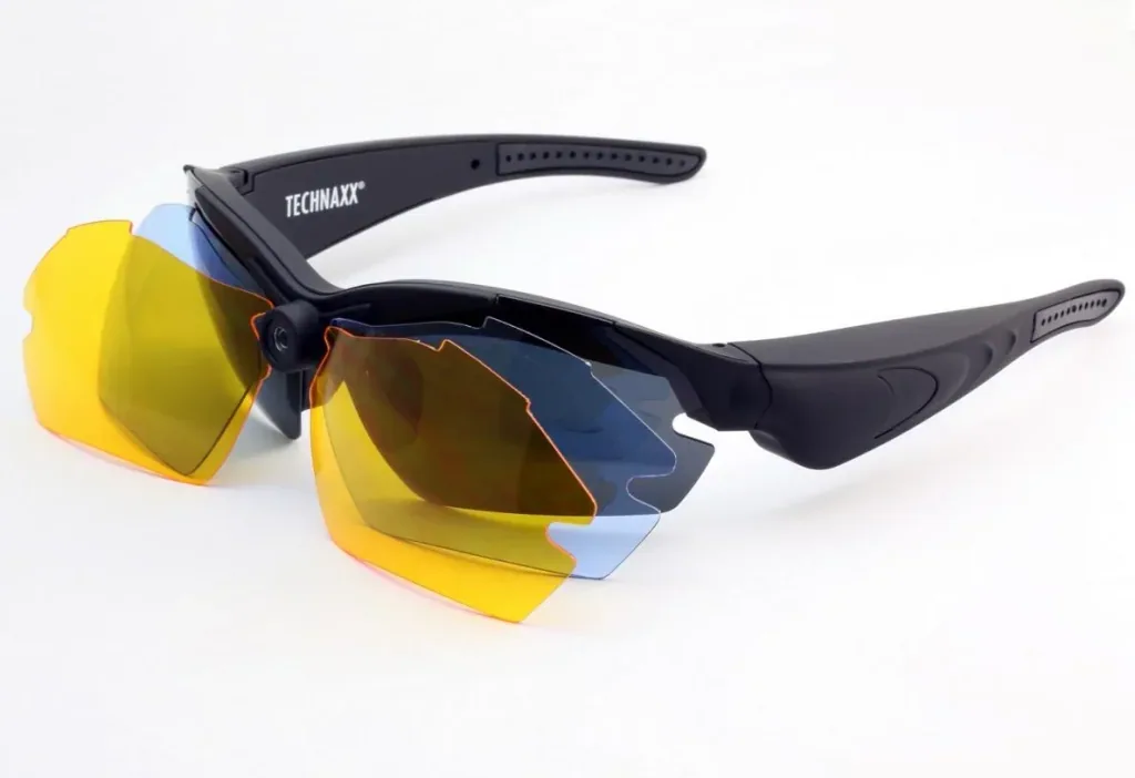 Video Brille TX-25 mit FullHD Auflösung und auswechselbaren Sonnenschutzgläsern